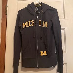 Michigan Zip Up Sweatshirt (UMich) 47 Brand